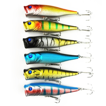 Elenxs Plastic Bass Fishing Lure Bait Water Tackle Hook 9Cm 14G 6-Color Top Durable New 1Pcs - Intl