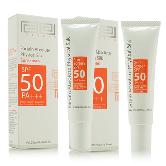 Fortaîn Absolute Physical Silk Sunscreen SPF50 PA+++ 20ml (2 ชิ้น)