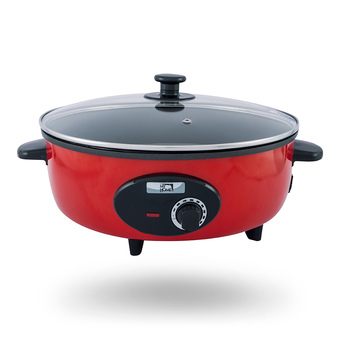 My Home Electric Pan EP-1001GT - Red
