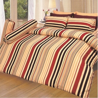 Satin ผ้าปู 3.5ฟุต 3ชิ้น - ซาตินริ้ว