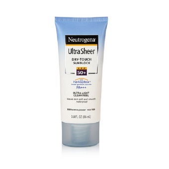 Neutrogena Ultra Sheer dry touch Sunblock SPF50 88 ml.
