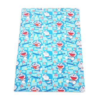 Tesco ผ้าห่มสำลี 60 X 80 ลายโดราเอม่อน - สีฟ้า