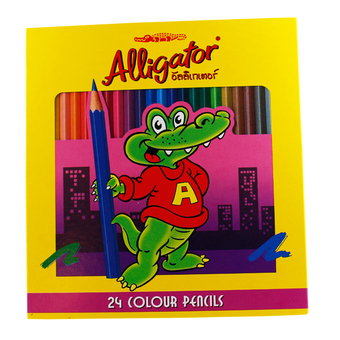 FABER สีไม้จระเข้24สี แท่งยาว X1