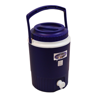 Tesco คูลเลอร์กลมมีก๊อก 8 LT AG434 - สีน้ำเงิน