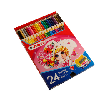 Horse ตราม้า ดินสอสีไม้H2080/24 24สี