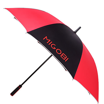 MIGOBI SPEED Golf Umbrella 30inch Big Size Auto-Open (Black/Red)