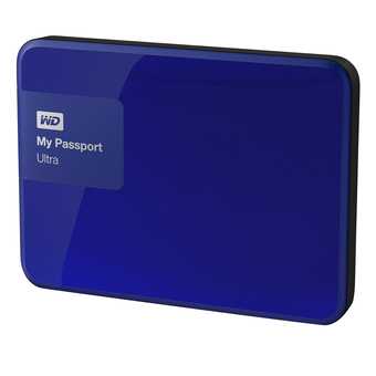 WD My Passport Ultra USB 3.0 Secure 500GB รุ่น WDBWWM5000ABL-PESN New Model (Blue)