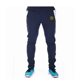 Spint กางเกงขายาว Golds Gym กางเกงเข้ารูป ใส่เล่นฟิตเนส ออกกำลังกาย (สีน้ำเงิน)