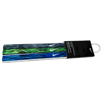 NIKE ผ้ารัด ศรีษะ วิ่ง ไนกี้ Running Printed Head Bands Assorted 3PK 94961 Gry (490)