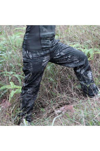 Outdoor Pants Men Hiking &amp; Camping Pants Water-resistant Windproof Thermal Combat Outdoor Trousers (Intl)