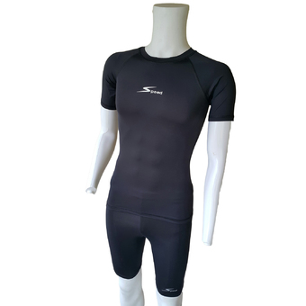 Speed เสื้อรัดกล้ามเนื้อ แขนสั้น คอกลม รุ่น Short sleeve (Black)