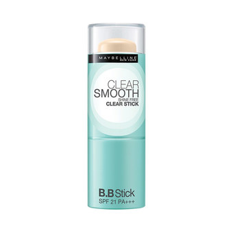 Maybelline Clear Smooth B.B Stick Concealer SPF21 PA+++ บีบี สติ๊ก คอนซีเลอร์ ปกปิดรอยบนผิวหน้าแบบแท่ง เบอร์ 01 (สีขาวชมพู)