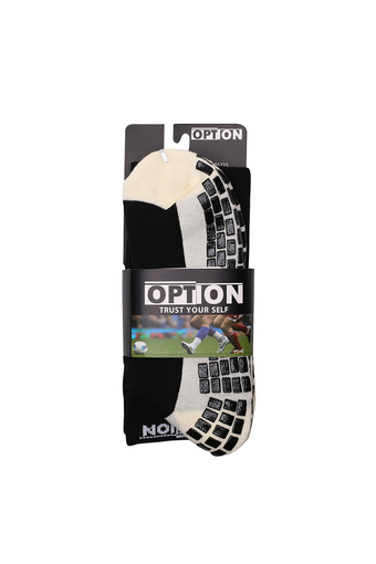 OPTION ถุงเท้ากีฬากันลื่น PERFORMANCE Long Black
