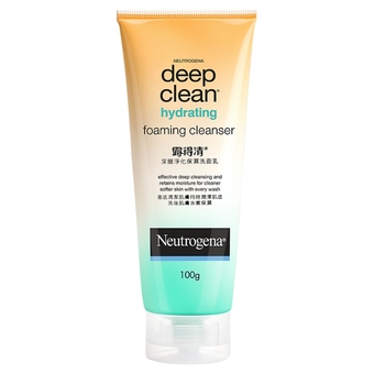 Neutrogena ดีพ คลีน ไฮเดรติง โฟมมิ่ง ครีนเซอร์ 100 กรัม