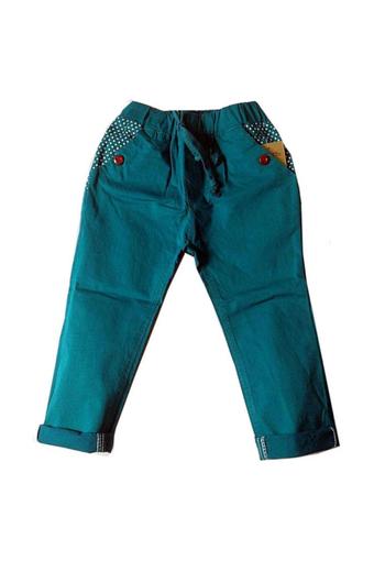 Boy pants(Green) กางเกงขายาวผ้่าฝ้าย สีเขียว