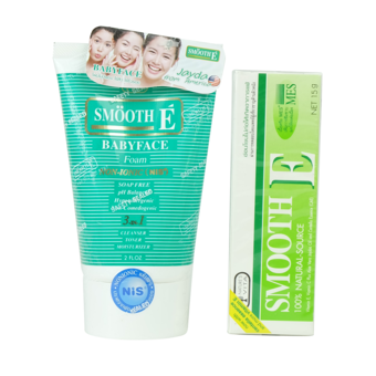 Smooth E เบบี้เฟซโฟม 2ออนซ์ + ครีม15กรัม