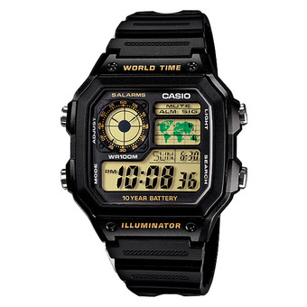 Casio Standard นาฬิกาข้อมือ รุ่น AE-1200WH-1B (Black)