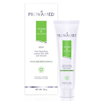 Provamed Vitamin E cream serum (1หลอด) โปรวาเมด วิตามิน อี 50g