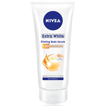 Nivea อินสแตนท์ ไวท์ แอนด์ เฟิร์มมิ่ง บอดี้ เซรั่ม SPF50