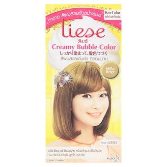 LIESE ลิเซ่ ครีมมี่ บับเบิ้ล คัลเลอร์ มิลค์กี้ เบจ