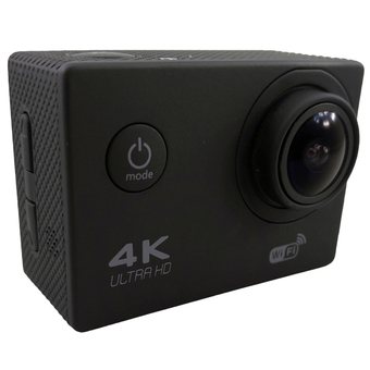 Ck Mobile Action Camera HD 2&quot; 4K ULTRA HD wifi เมนูไทย พร้อมเคสกันน้ำและอุปกรณ์เสริม (สีดำ)