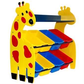 OEM LookmeeShop ชั้นวางของ ที่เก็บของเล่นเด็ก ยีราฟ Giraffe Keeping Toy (สีเหลือง)