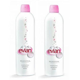 Evian สเปรย์น้ำแร่ ขวดใหญ่ 300 ml. (2 ขวด)