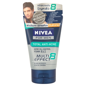 NIVEA ฟอร์ เมน แอคเน่ มัลติ เอฟเฟค 8 โฟม 100 กรัม