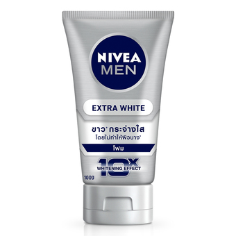 NIVEA เมน เอ็กซ์ตร้า ไวท์ โฟม 100 กรัม