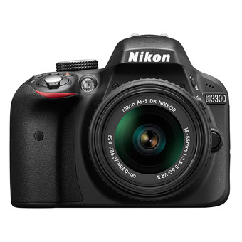 Nikon DSLR Camera D3300 Kit 18-55mm VR II - Black