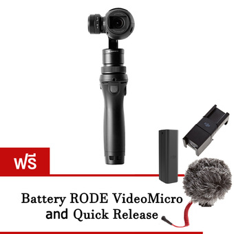 DJI Osmo 4K Video 12MP Camera (Black) Free RODE VideoMicro ,Quick Release and Battery