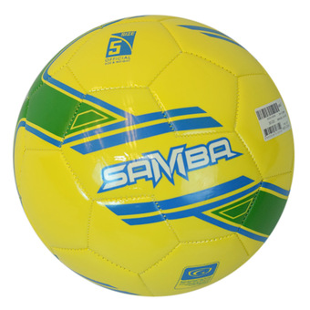 GSฟุตบอลหนังเย็บลายตัวGรุ่นลาติโน่เบอร์5 -Yellow