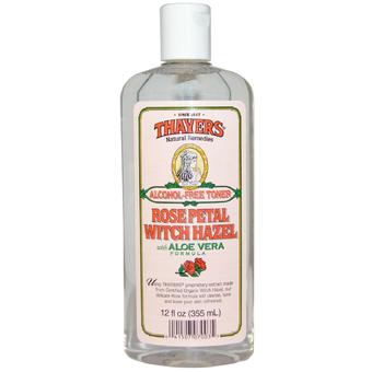 Thayers rose petal witch hazel with aloe vera formula alcohol-free toner 12 fl oz (355 ml)
