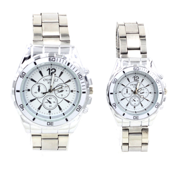 Sevenlight นาฬิกาข้อมือคู่รัก - 9145-8091 (White)