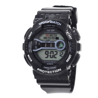 Sevenlight นาฬิกาข้อมือ นาฬิกา Sport Style Black/Black Rubber Strap GP9002