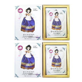 Belov MING KOU MILK PEARL WHITENING MASK(มาส์กเจ้าหญิงมิงกุสูตรไข่มุก) 1กล่อง บรรจุ 10 ชิ้น X 2 กล่อง