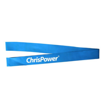 CHRIS POWER ยางยืด บริหารร่างกาย Super Band BL-Med 100cmx5cm สีฟ้า