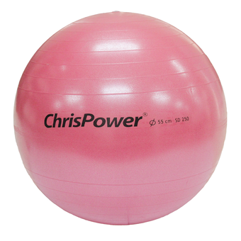 ChrisPower ลูกบอลออกกำลังกาย 55 ซม. - สีแดง