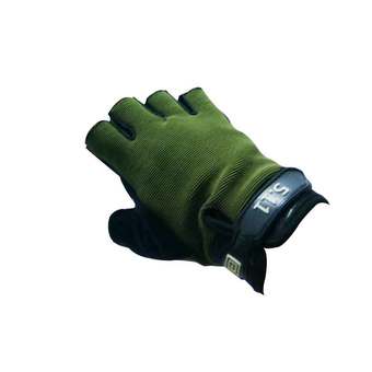 FD Premium ถุงมือกีฬา ถุงมือจักรยาน ถุงมือออกกำลังกาย Bike Glove Sport Glove ครึ่่งนิ้ว ขนาด (14*16)cm. รุ่น SG001 (สีเขียว)