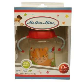 Tesco MOTHER MINE มาเธอร์ มายน์ ขวดนมปากกว้าง 8oz. – สีฟ้า