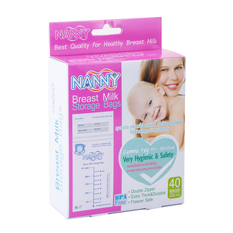 NANNY แนนนี่ ถุงเก็บน้ำนม N320 (บรรจุ 40 ถุง)