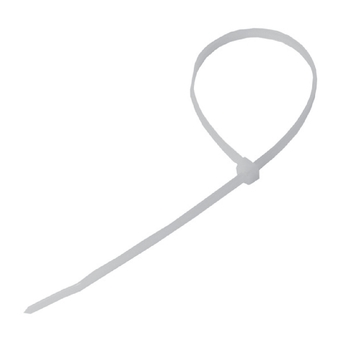 KST สายรัด Nylon Cable Ties ยาว 8 นิ้ว - สีขาว (แพ็ค 100 เส้น)