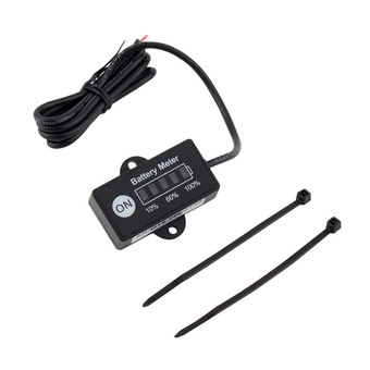 Lead Acid Battery Fuel Gauge Indicator Meter for 12 Volt SLA AGM GEL Battery