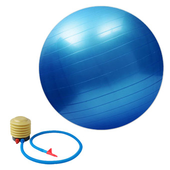 NK Fitness YOGA BALL 65 cm. ลูกบอลโยคะ 65 ซม. (ฟ้า) พร้อมปั้มสูบลม