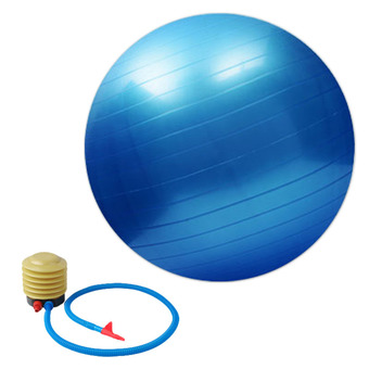 NK Fitness YOGA BALL 65 cm. ลูกบอลโยคะ 65 ซม. (ฟ้า) พร้อมปั้มสูบลม