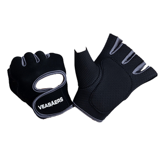 GoSport Cycling Gym Half Finger Gloves Exercise Training (Black) (Intl)