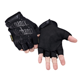 Mechanix Gym Tactical Fitness Fingerless Gloves Outdoor Sport Paintball Glove Men Black(INTL)