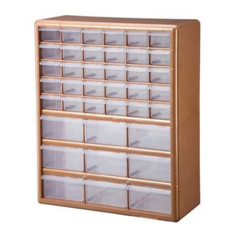 STACK-ON กล่อง ชั้น พลาสติก 39 ลิ้นชัก รุ่น DSBZ-39 (สีบรอนซ์)