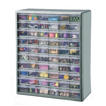 STACK-ON กล่อง ชั้น พลาสติก 60 ลิ้นชัก รุ่น DSMG-60 (สีเขียว)