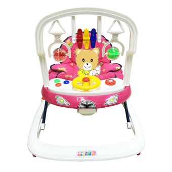 BABY CHAMP WALKER เบบี้ แชมป์ รถช่วยพยุงตัวเด็กปรับระดับ - สีแดง